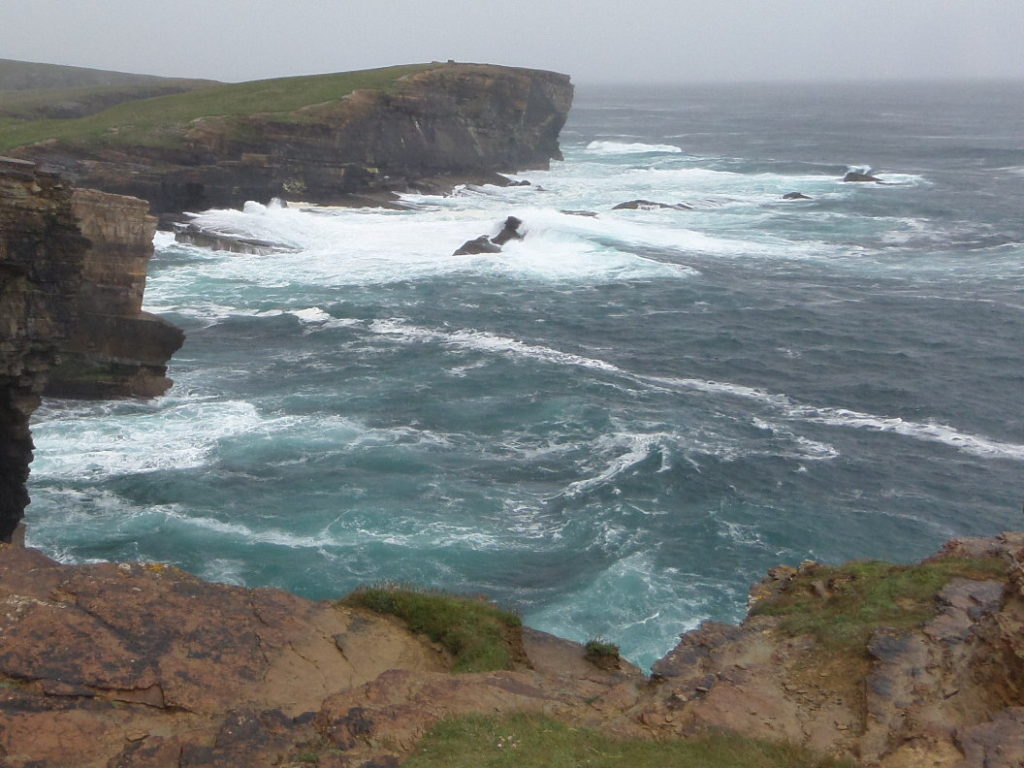 Klippen von Yesnaby, Orkney Inseln, Schottland