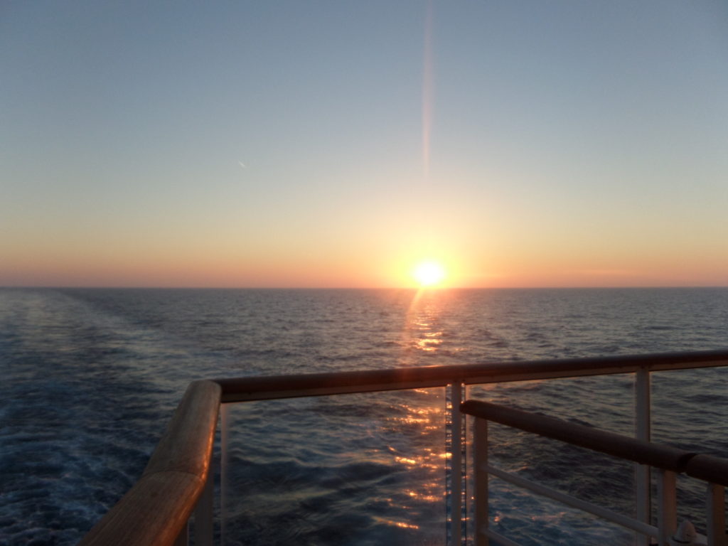 Sonnenuntergang im Mittelmeer
