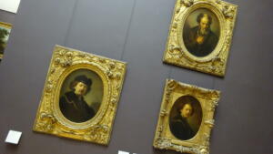 Rembrandt`s Selbstportraits / RembrandtLouvre, Paris