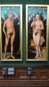 Adam und Eva / Lucas Cranach d. Ä.Gemäldegalerie Alte Meister, Dresden