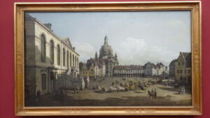 Der Neumarkt in Dresden vom Jüdenhofe aus / CanalettoGemäldegalerie Alte Meister, Dresden